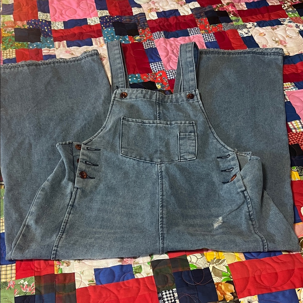 Blue Denim Overalls